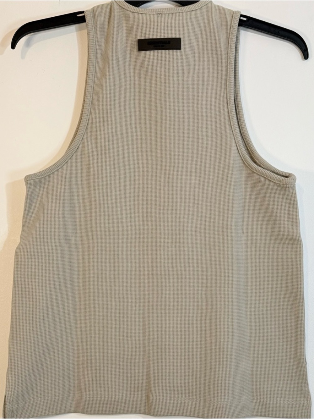 Fear of God Essentials Women’s Waffle Knit Tank Top Seal Logo Patch Size Med NWT - Picture 2 of 10